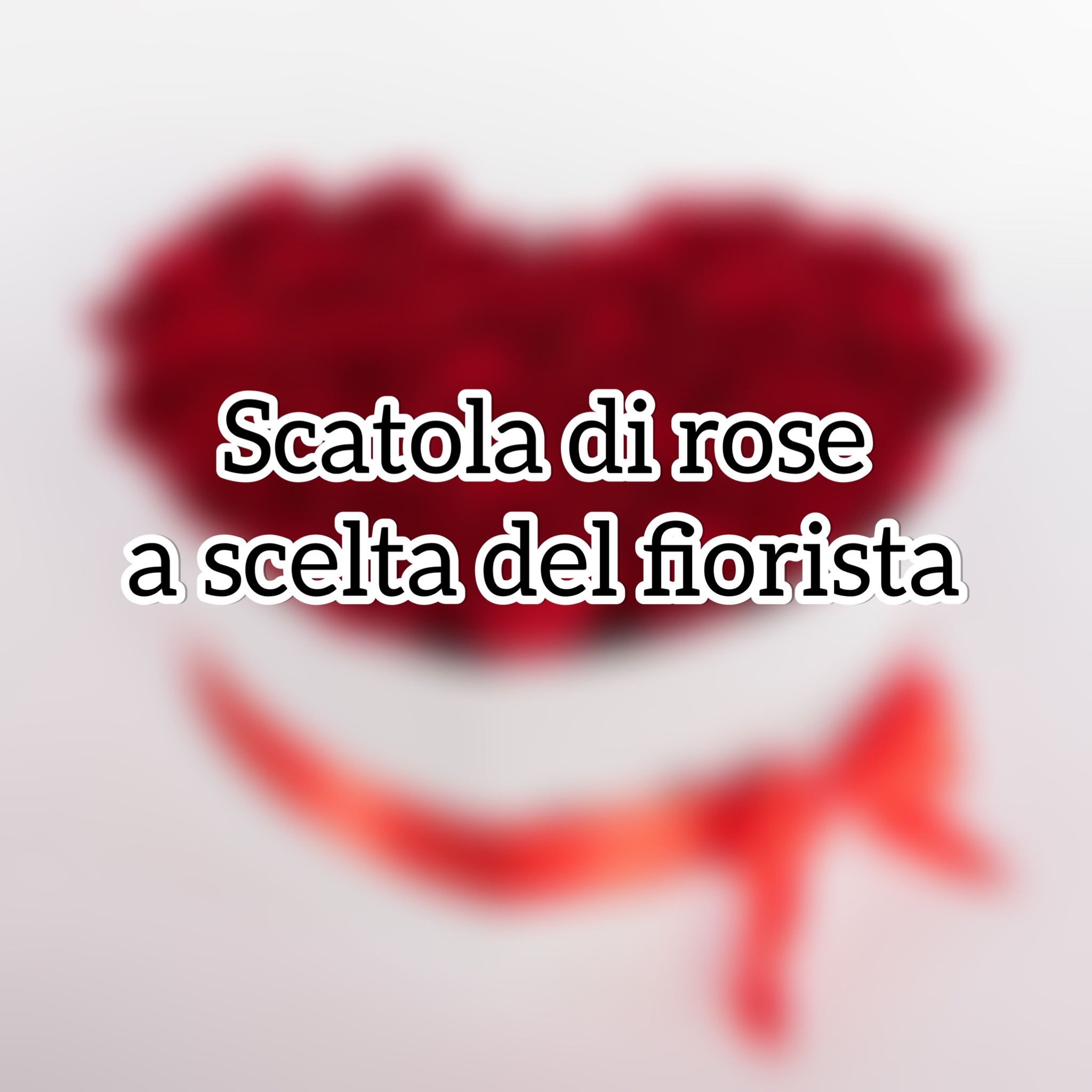 Elisabeth: Box di Rose a scelta del fiorista( grande )