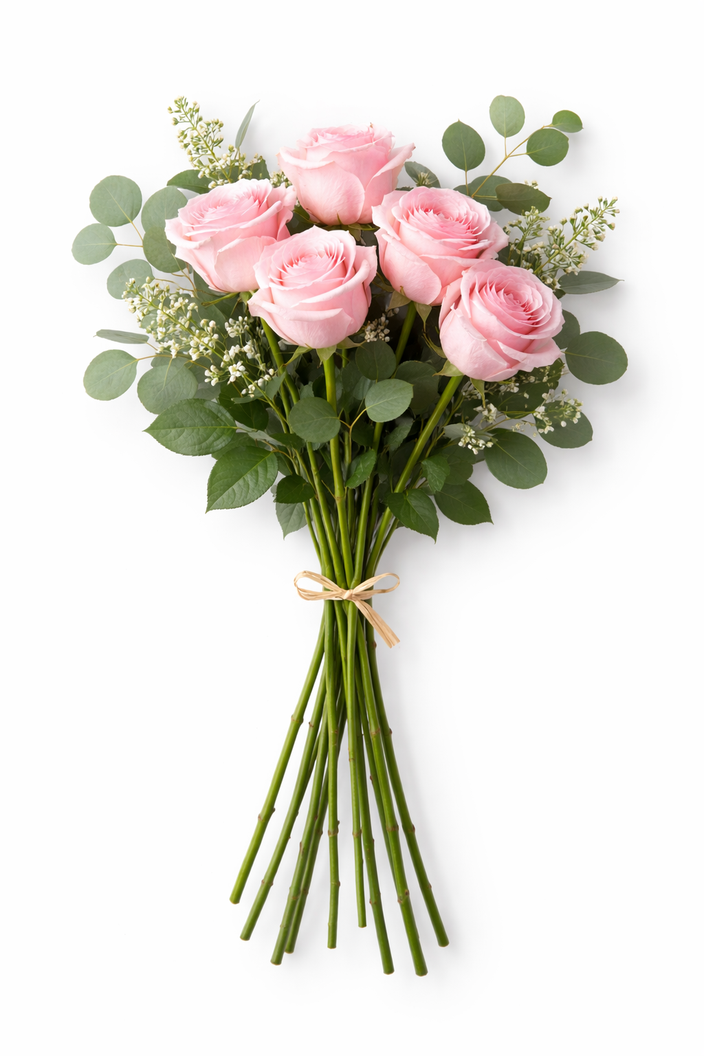 mazzo di rose rosa