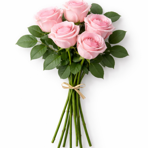 mazzo di rose rosa