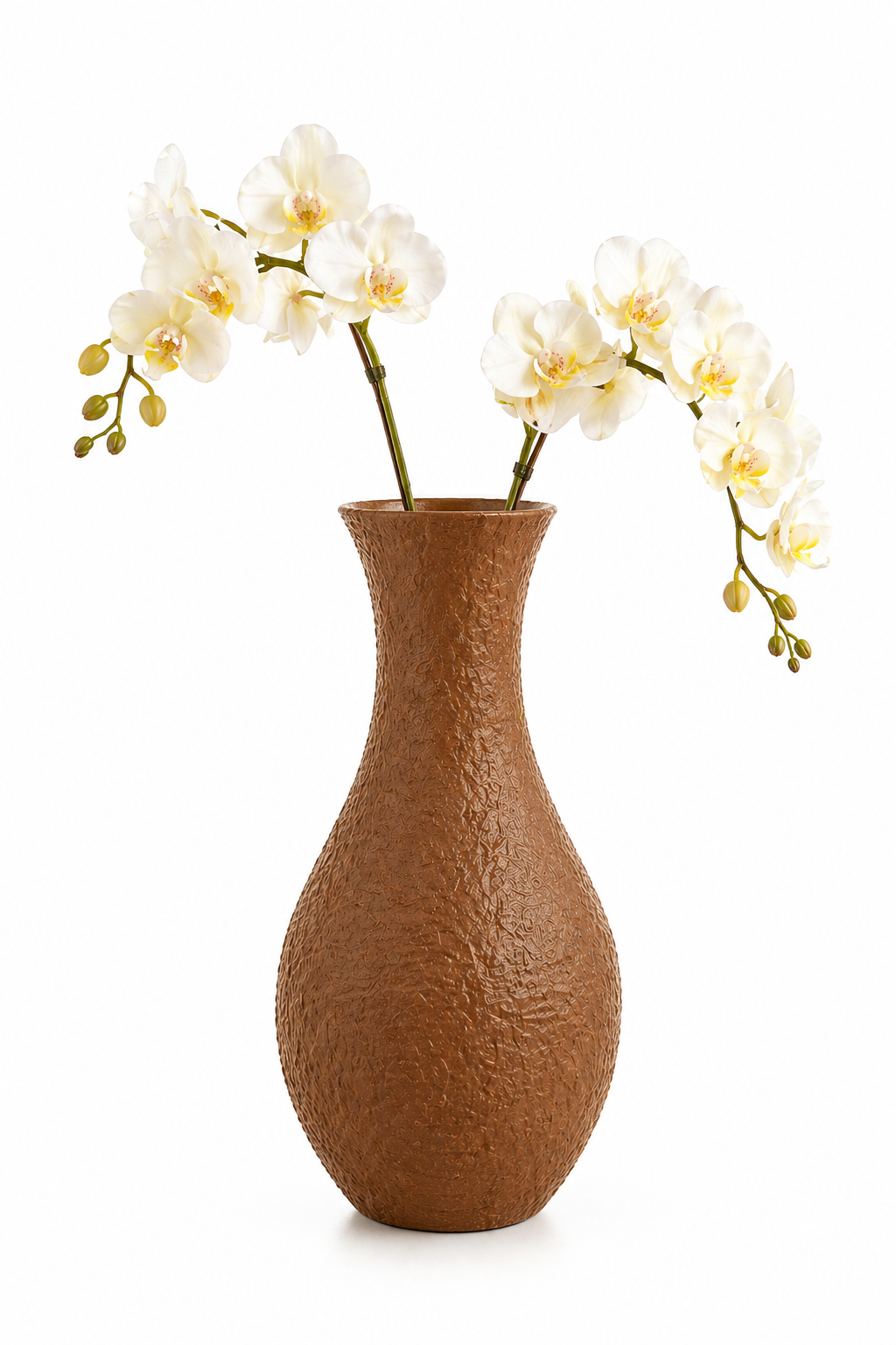 Vaso decorativo con orchidee